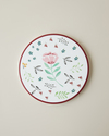 Rustic Florals Seramik Nihale 16 cm Pembe - Yeşil