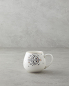 Sagittarius New Bone China Kupa 325 ml Siyah-Beyaz-Gold