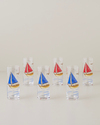 Sail Whisper Cam 6'lı Bardak 180 ml Kırmızı - Mavi