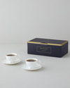 Sakura New Bone China 4 Parça 2 Kişilik Kahve Fincan Takımı Gold