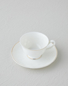Sakura New Bone China 4 Parça 2 Kişilik Kahve Fincan Takımı Gold