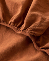 Sandy Antik Boyama Super King Nevresim Takımı Terracotta