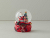 Santa Polyresin Kar Küresi Kırmızı