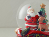 Santa Polyresin Kar Küresi Kırmızı