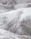 Savanna Pamuk Çift Kişilik Çarşaflı Nevresim Takımı 200x220 cm Açık Gri