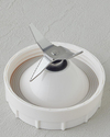 Sbl 3001 Cam Sürahi Blender Beyaz-Krom