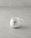 Scorpio New Bone China Kupa 325 ml Siyah-Beyaz-Gold