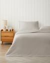 Serenity Bambu Saten King Size Nevresim Takımı 240x220 cm Bej