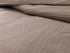 Sharp Twill Suit Çift Kişilik Nevresim Takımı Kahve