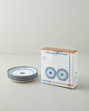 Shellwave Porselen 4'lü Pasta Seti 19 cm Lacivert-Beyaz
