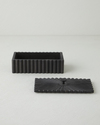 Sherpa Mdf Dekoratif Kutu 24x11,5x10 cm Siyah