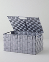 Shine Saklama Kutusu 34x22x17 Siyah - Beyaz