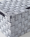 Shine Saklama Kutusu 34x22x17 Siyah - Beyaz