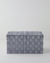 Shine Saklama Kutusu 34x22x17 Siyah - Beyaz