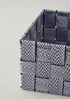 Shine Sepet 16x16x9 cm Siyah - Beyaz