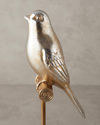 Shiny Bird Polyresin Biblo Gold