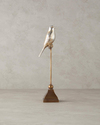 Shiny Bird Polyresin Biblo Gold