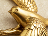 Shiny Bird Polyresin Duvar Aksesuarı Gold