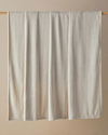Shiny Çizgili Super Soft Çift Kişilik Battaniye Krem