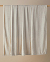 Shiny Çizgili Super Soft King Size Battaniye Krem