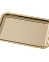 Shiny Metal Sunum Tepsisi Gold