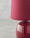 Shona Abajur 35 cm Bordo