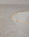 Siana Cam Kase 16 cm Gold