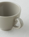 Side Seramik 2 Parça 1 Kişilik Çay Fincanı 225 ml Krem - Taş
