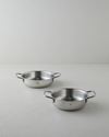 Siena Çelik 2’li Kapaksız Sahan Seti 16-18 cm Silver