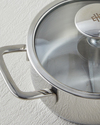 Siena Çelik Mini Tencere 16x8 cm Silver