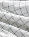 Simple Checks Kolay Ütülenir Çift Kişilik Nevresim Takımı 200x220 cm Seledon