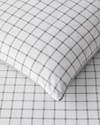 Simple Checks Kolay Ütülenir Çift Kişilik Nevresim Takımı 200x220 cm Gri