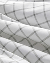 Simple Checks Kolay Ütülenir Tek Kişilik Nevresim Takımı 160x220 cm Gri