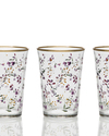 Simply 3'lü Cam Meşrubat Bardağı 290 Ml Gold