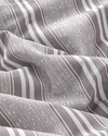 Sleek Lines Kolay Ütülenir Çift Kişilik Nevresim Takımı 200x220 cm Gri