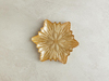 Snow Flake Cam Pasta Tabağı Gold