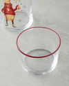 Snowflake Cam Başucu Sürahi 700 Ml + 220 Ml Kırmızı - Yeşil