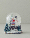 Snowman Polyresin Kar Küresi Beyaz