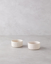Soft Bloom Stoneware 2'li Fırın Kabı 10 – 10 cm Krem