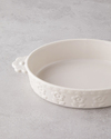 Soft Bloom Stoneware Fırın Kabı 28 cm Krem