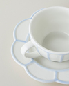 Soft Cloud Stoneware 4 Parça 2 Kişilik Çay Fincanı Takımı 150 ml Açık Mavi