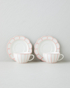 Soft Cloud Stoneware 4 Parça 2 Kişilik Çay Fincanı Takımı 150 ml Açık Pembe