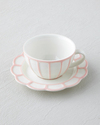 Soft Cloud Stoneware 4 Parça 2 Kişilik Çay Fincanı Takımı 150 ml Açık Pembe