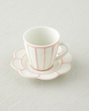 Soft Cloud Stoneware 4 Parça 2 Kişilik Kahve Fincan Takımı 70 ml Açık Pembe