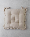 Soft Cozy Sandalye Minderi 40x40 cm Bej