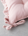 Soft Cozy Sandalye Minderi 40x40 cm Pudra