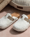 Soft Cozy Sherpa Kadın Ev Terliği Krem