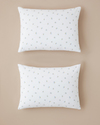 Soft Daisy Kolay Ütülenir 2'li Yastık Kılıfı 50x70 cm Mavi