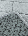 Soft Touch Rabbit Peluş Banyo Paspası Seti Gri