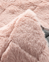 Soft Touch Rabbit Pelüş Halı 120 cm Pudra